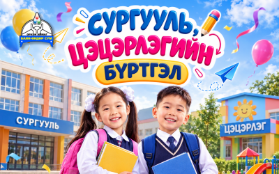 СУРГУУЛЬ, ЦЭЦЭРЛЭГИЙН БҮРТГЭЛ